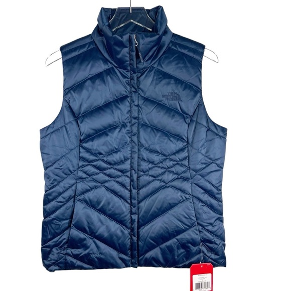 THE NORTH FACE Women's Aconcagua Vest 550 Shady Blue Down Puffer